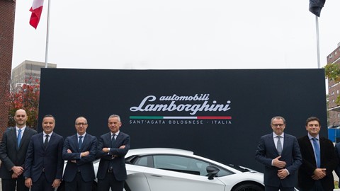 The Lamborghini Team in Boston