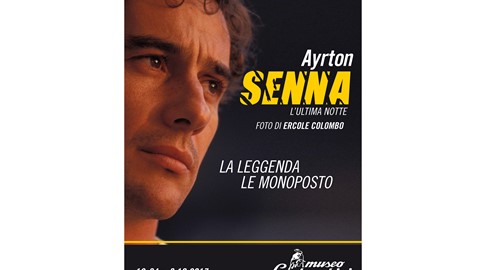 Locandina Mostra Senna Museo Lamborghini