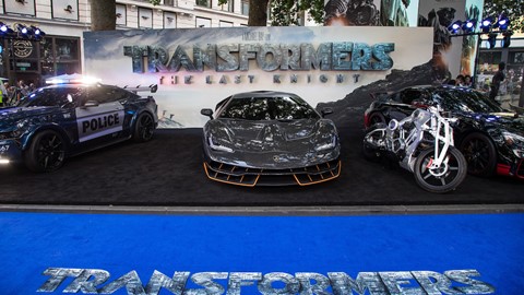 The Lamborghini Centenario at the premiere of Transformers, The Last Knight