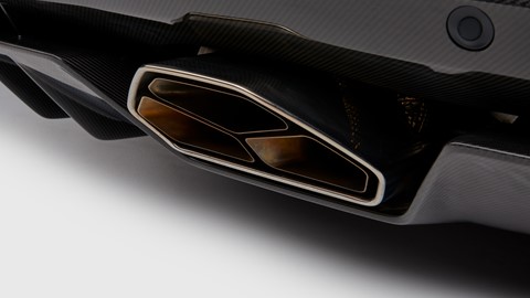 Aventador S Roadster Tail Pipe