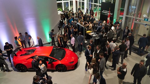 Lamborghini Uptown Toronto Grand Opening Interior