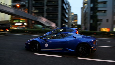 Lamborghini Day Tokyo parade
