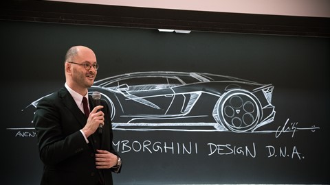 Riccardo Parenti presents the Lamborghini Terzo Millennio