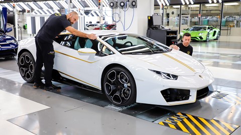 Lamborghini RWD for Pope Francis in production line 04