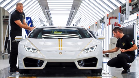 Lamborghini RWD for Pope Francis in production line 03