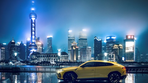 Lamborghini Urus in Shanghai, China