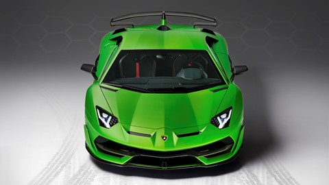 Aventador SVJ Studio Green front