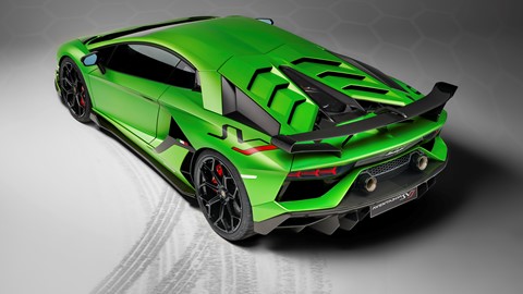 Aventador SVJ Studio Green 3-4 back