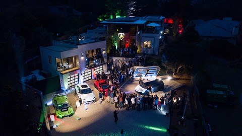 Aventador SVJ 63 unveiling at Lamborghini Lounge Monterey