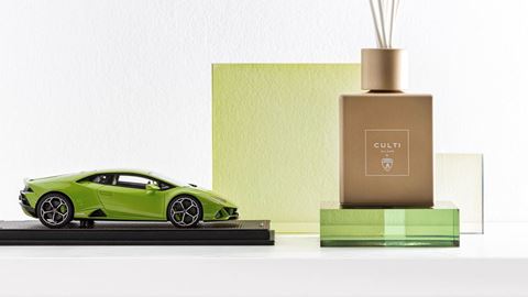 Lamborghini Huracan Evo and Culti Home Fragrance