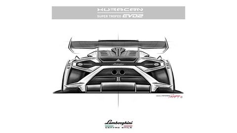 Lamborghini Huracán Super Trofeo EVO2 - Centro Stile - Sketches