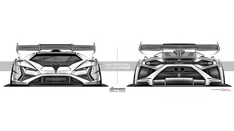 Lamborghini Huracán Super Trofeo EVO2 - Centro Stile - Sketches