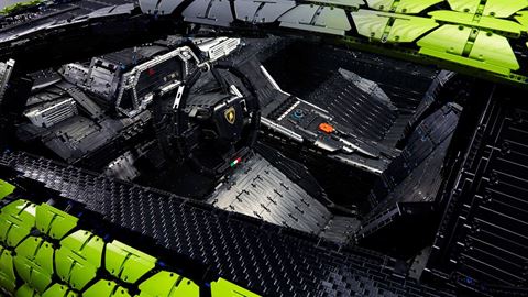 Life-size LEGO Technic Lamborghini Sian FKP 37