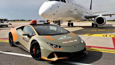 Lamborghini Huracán - Follow Me Car for Airport Marconi of Bologna