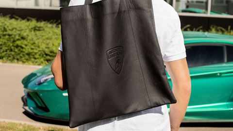 Automobili Lamborghini Leather Bag