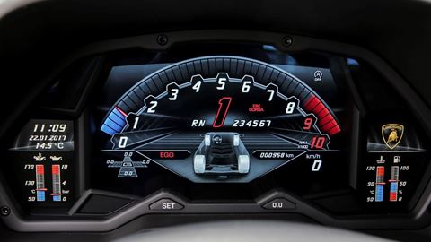 Ego Drive modality Aventador S