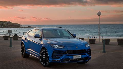 Lamborghini Urus at Bondi Beach, Sydney