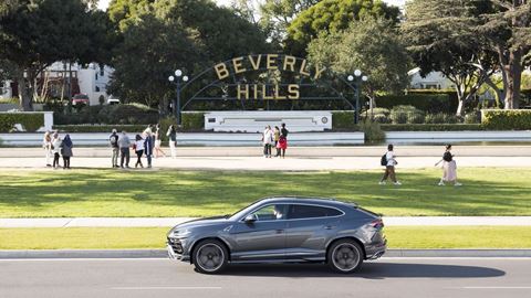 Lamborghini Urus in Beverly Hills