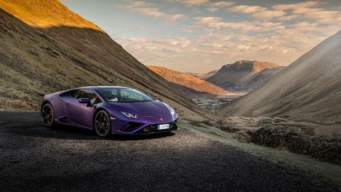 Huracan EVO purple