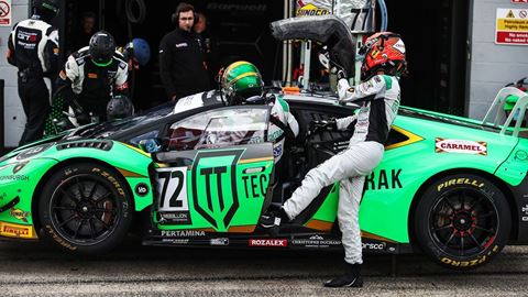 Lamborghini Huracan GT3 Evo - Mitchell Balon driver change - British GT