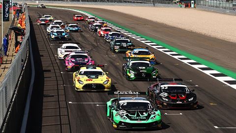 Lamborghini Huracan GT3 Evo - Mitchell Balon start - British GT