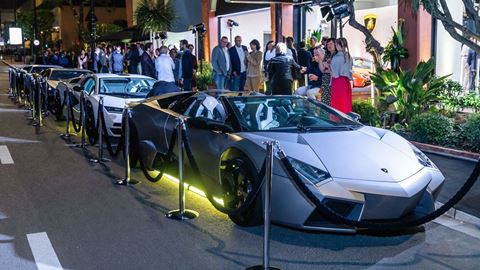Lamborghini Monaco Grand Opening-Few-off display - Reventon Roadster