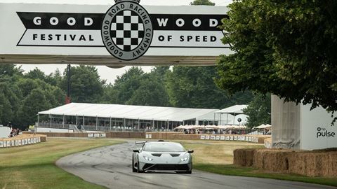 Goodwood Festival of Speed 2022 Huracán STO Run up the hill