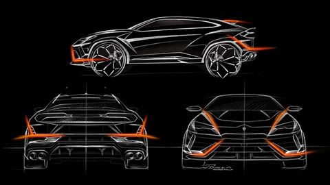 Urus Performante Sketch