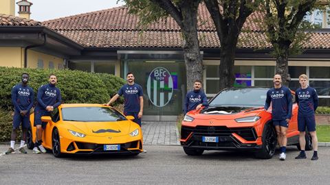 Bologna FC 1909 and Lamborghini for Movember