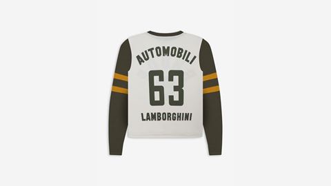 Rhude x Lamborghini Long Sleeve Racing Jersey TEE - Back