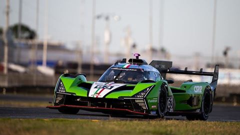 Lamborghini SC63 makes its US debut in IMSA GTP class collective test at Daytona