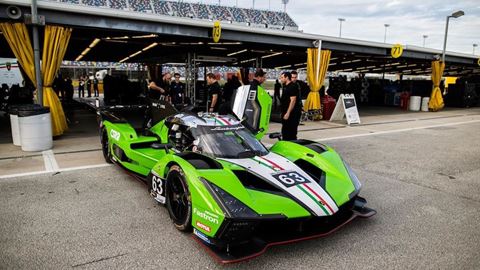 Lamborghini SC63 makes its US debut in IMSA GTP class collective test at Daytona