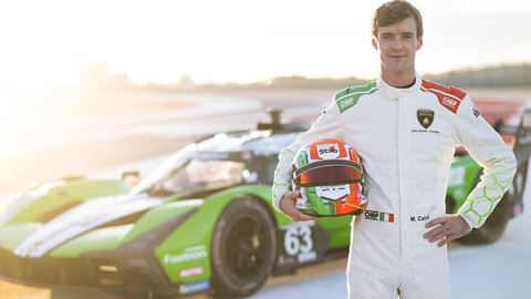 Matteo Cairoli Lamborghini Squadra Corse factory driver