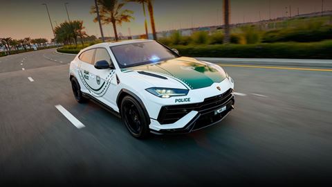 Urus Performante Dubai Police car