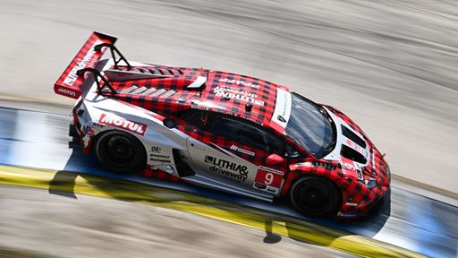 All three Lamborghini Huracan GT3 EVO2s reach the finish of challenging Sebring 12 Hours