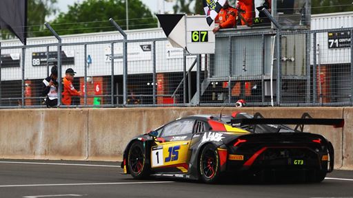 Lamborghini first British GT victory at Oulton Park