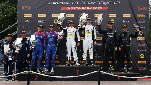 Lamborghini first British GT victory at Oulton Park