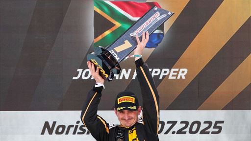 Jordan Pepper podium