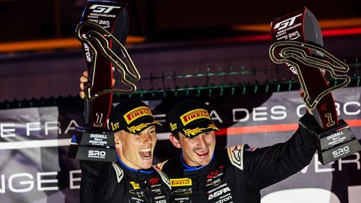 Luca Engstler Jordan Pepper podium