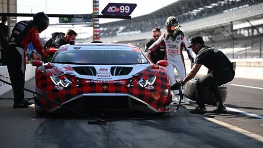 Strong Lamborghini SC63 pace goes unrewarded in the Battle on the Bricks at Indianapolis