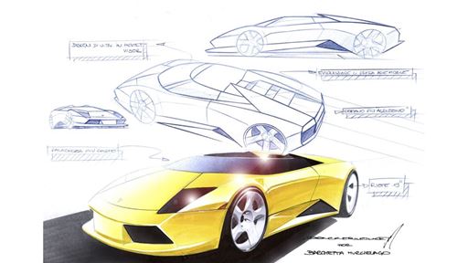 Murcielago Sketch