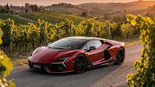 Automobili Lamborghini Rosso Grappolo