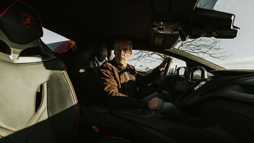 Lamborghini Temerario and Explorer Mike Horn