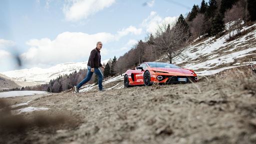 Lamborghini Temerario and Explorer Mike Horn