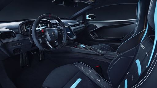 Lamborghini Temerario Ad Personam in Celeste Fedra and Bianco Phanes