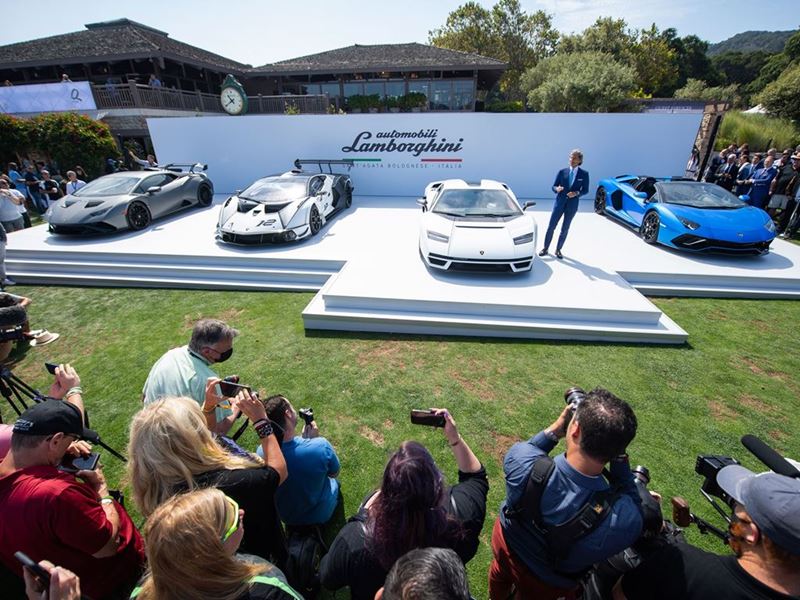 Lamborghini Kicks Off Monterey Car Week with Countach LPI 800-4 Global Debut at  The Quail, A Motors