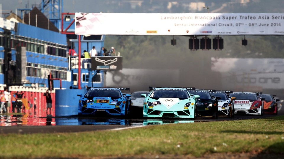 2014 Lamborghini Blancpain Super Trofeo Asia Series Sentul Stop