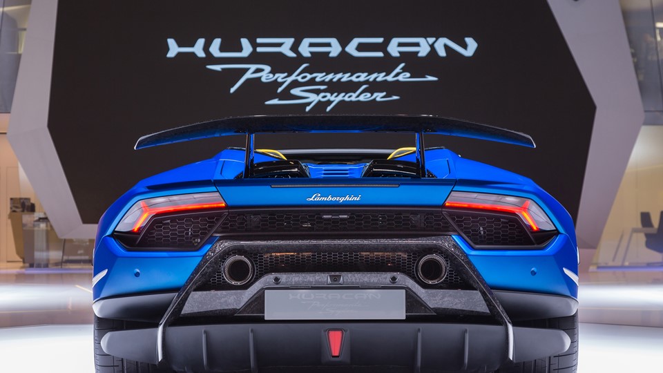 Huracàn performante spyder Geneva motor show 2018