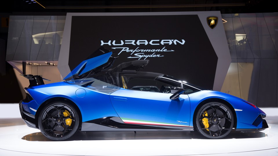Huracàn performante spyder Geneva motor show 2018