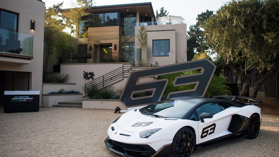 Aventador SVJ 63 at Lamborghini Lounge Monterey